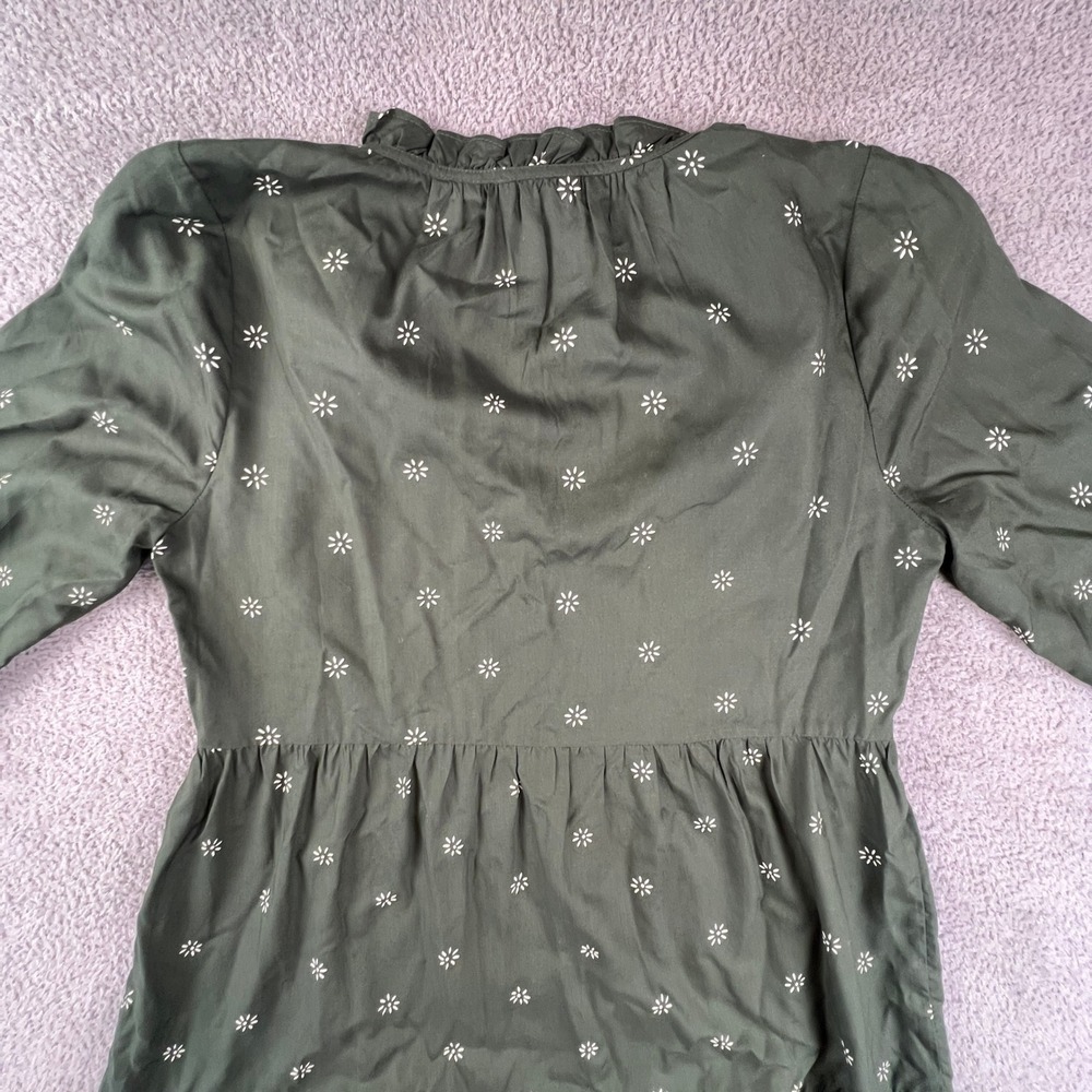 Maxi dress Cottagecore Coastal Cowgirl Floral Ruffle Boho NWT Heritage Madewell - Picture 14 of 15